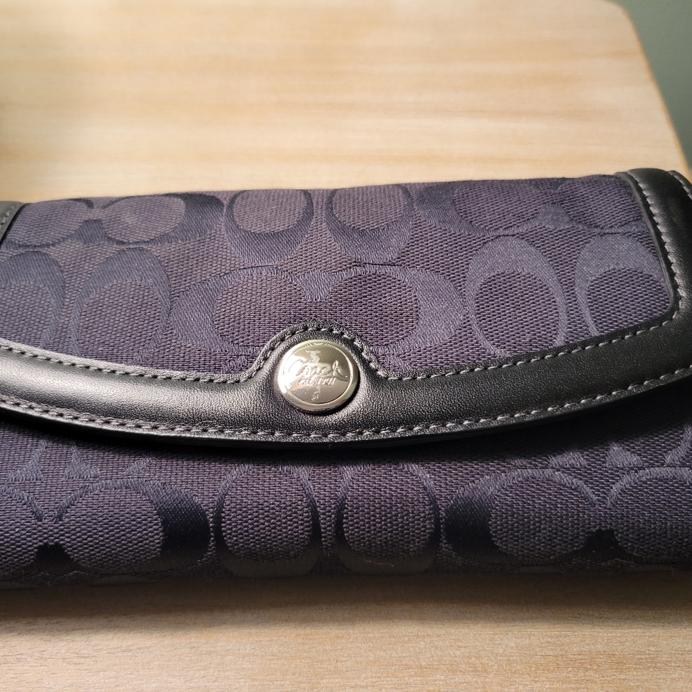Coach Checkbook/Wallet